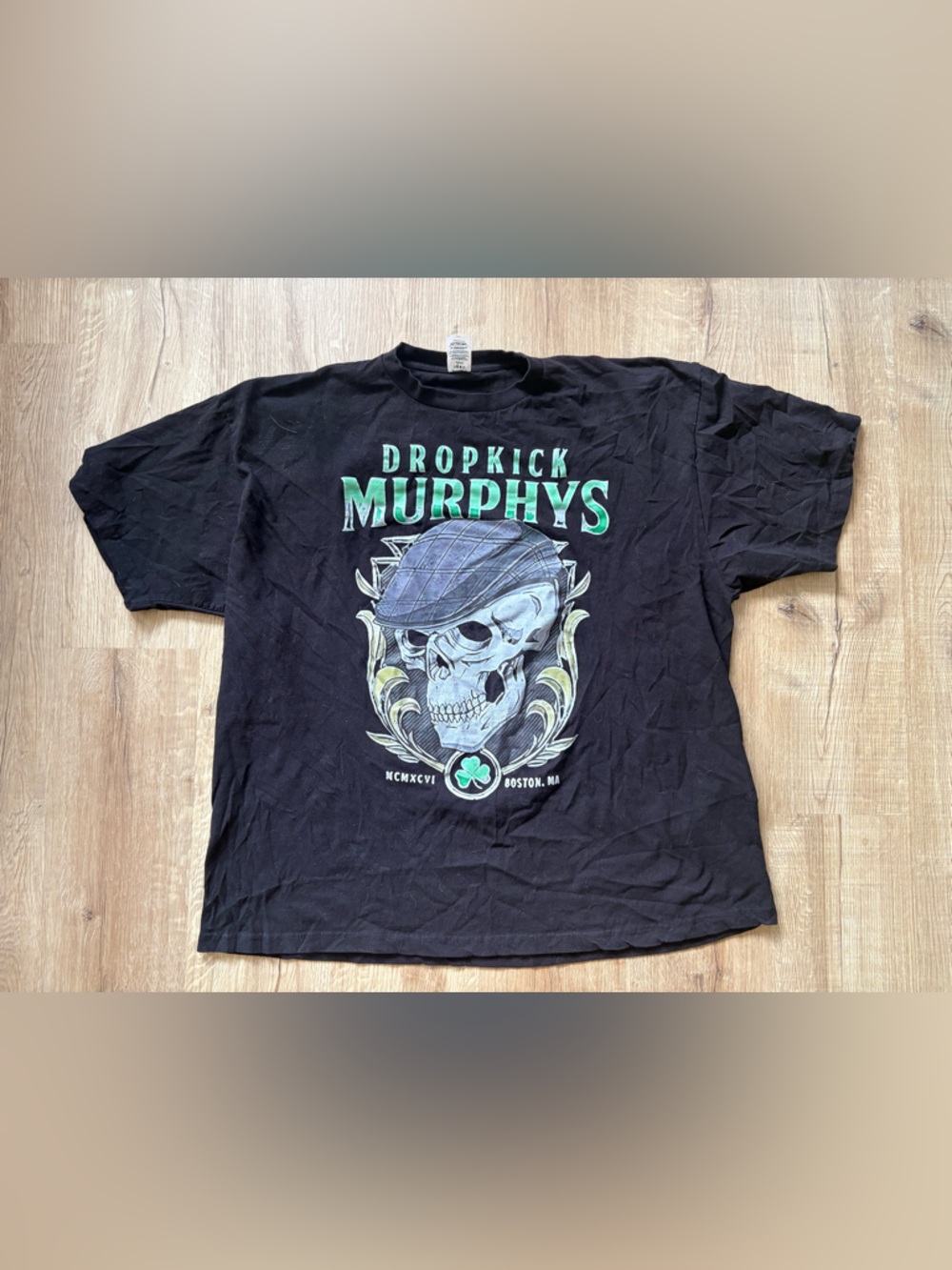 Dropkick Murphys Black Graphic Skull Tee 3XL